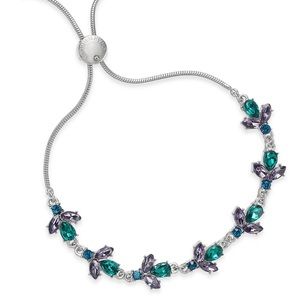 COPY - Stunning Peacock Motif Slider Gemstone Bracelet